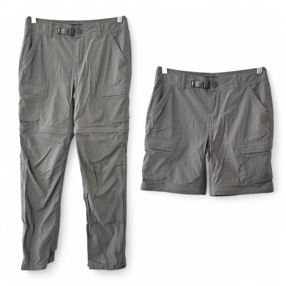 REI CO-OP Classic Grey ‘Sahara’ Convertible Pants - Picture 1 of 9